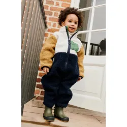 Combinaison bébé polaire Nolano Classic Navy