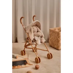 Poussette en polaire pour poupée Elsie Sandy