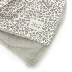 Couverture Bébé Soft Print Leopard 110 x 80 cm