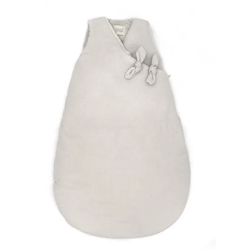 Gigoteuse en gaze de coton Cloud Powder avec Noeuds