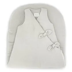 Gigoteuse en gaze de coton Cloud Powder avec Noeuds