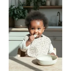 Bavoir Soft Print Léopard