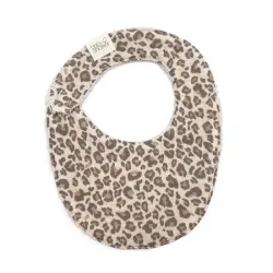 Bavoir Naissance Gaze de coton Wild Print Léopard