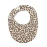 Bavoir Naissance Gaze de coton Wild Print Léopard