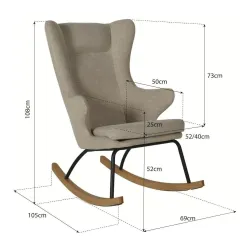 Rocking Chair Adulte Luxe Sheep