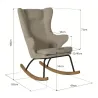 Rocking Chair Adulte Luxe Sheep