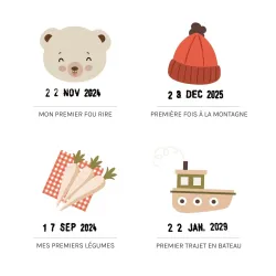 Affiche Mes Premières Fois - Oursons