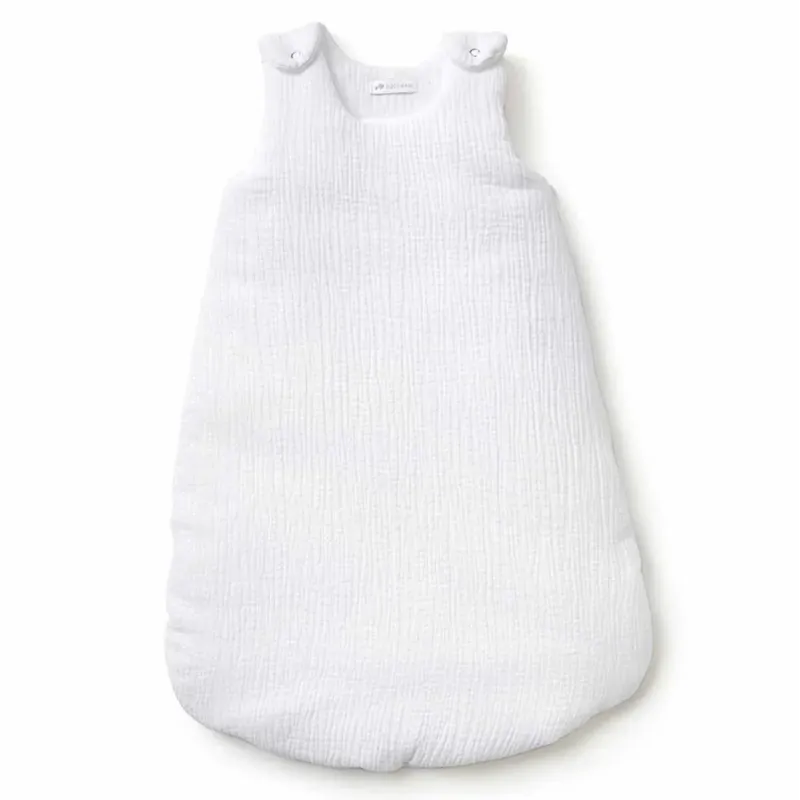 Gigoteuse en gaze de coton BLANC