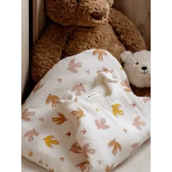 Gigoteuse en gaze de coton OISEAUX