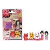 Gommes Figurines - Kokeshi et Lucky Cat