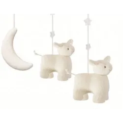 Mobile Musical Moutons Ecru
