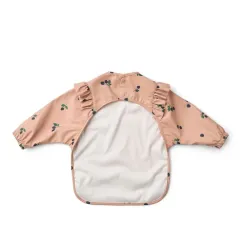 Bavoir à volants avec manches, Berry Pale Tuscany  (6 - 18 mois)