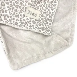 Couverture de berceau Soft Print Leopard 66 x 80 cm