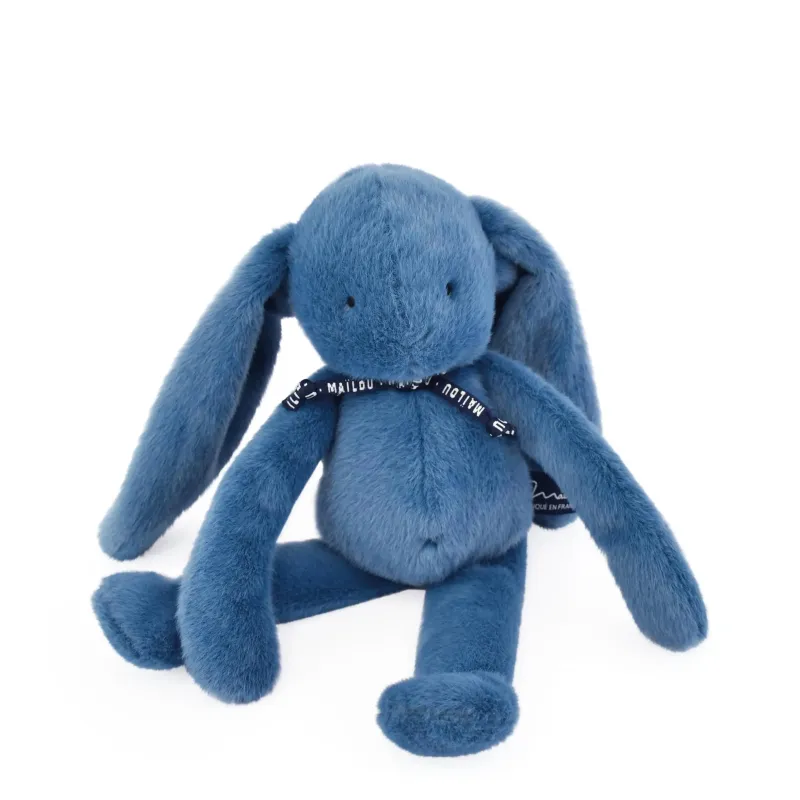 Lapin Méloé 37 cm Bleu Intense