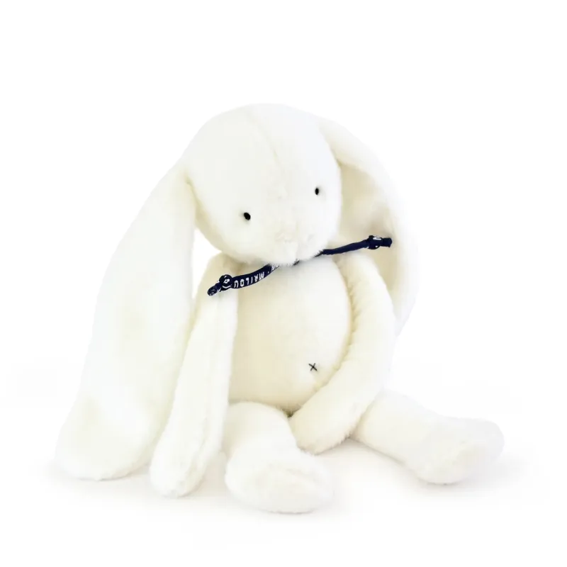 Lapin Méloé 37 cm Blanc