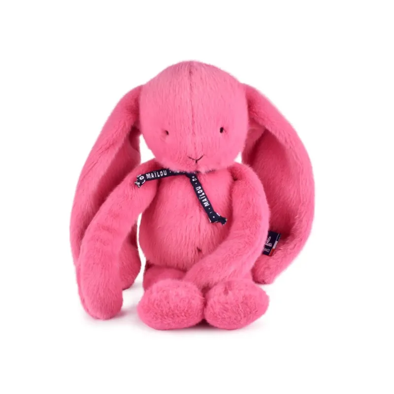 Lapin Méloé 37 cm Rose Bubble Gum