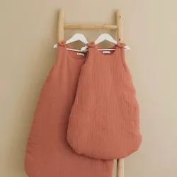 Gigoteuse en gaze de coton MARSALA