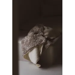 Couverture de berceau Teddy Blossom 65 x 80 cm