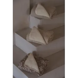 Couverture de berceau Teddy Blossom 65 x 80 cm