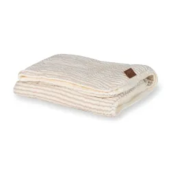 Couverture de berceau Teddy Stripes 65 x 80 cm
