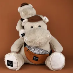 Hippo Hello Brook Beige Sable 38 cm