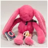 Lapin Méloé 37 cm Rose Bubble Gum