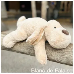Chien Allongé Beige 40 cm