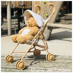 Poussette en polaire pour poupée Elsie Sandy