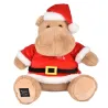 Hippo Père Noël Beige Sable 38 cm