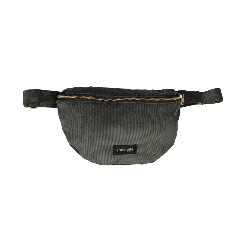 Custine Le Sac Banane Velours Côtelé Kaki