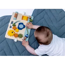 Panneau d'activité en bois Mrs Eléphant