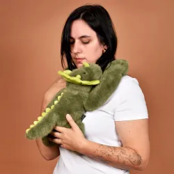 Peluche Lestée Podcoll - Dino - 40 cm