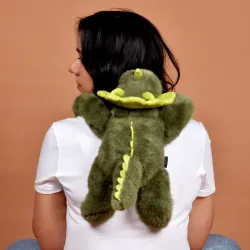 Peluche Lestée Podcoll - Dino - 40 cm