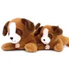 Peluche Chien Marron - 30 cm