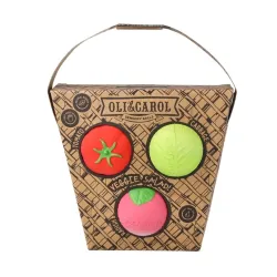 Set de 3 Balles Sensorielles pour bébés - Veggie Salad