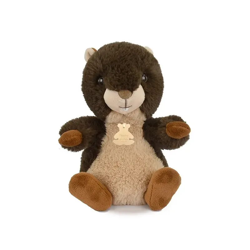 Peluche Stretch Marmotte - 20 cm