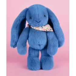 Lapin Fleurette Bleu 35 cm