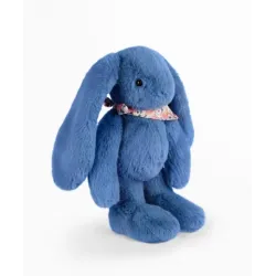 Lapin Fleurette Bleu 35 cm