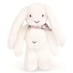 Lapin Fleurette Blanc 35 cm