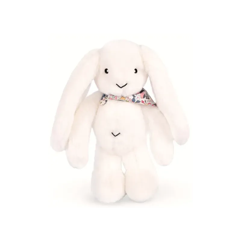 Lapin Fleurette Blanc 35 cm