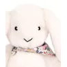 Lapin Fleurette Blanc 35 cm