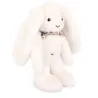 Lapin Fleurette Blanc 35 cm