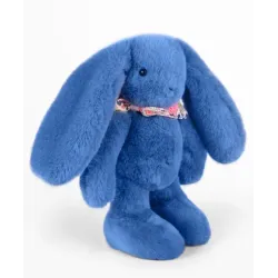 Lapin Fleurette Bleu 25 cm