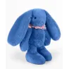 Lapin Fleurette Bleu 25 cm