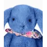 Lapin Fleurette Bleu 25 cm