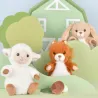 Peluche Stretch Agneau - 20 cm