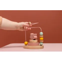 Jeu de perles en bois Mrs Chat