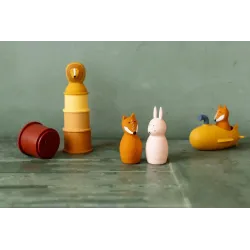 Gobelets empilables 5 pièces Mrs Lion