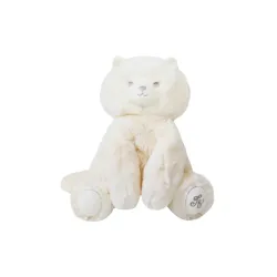 Peluche Odilon le chaton 25 cm Ecru
