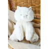 Peluche Odilon le chaton 25 cm Ecru